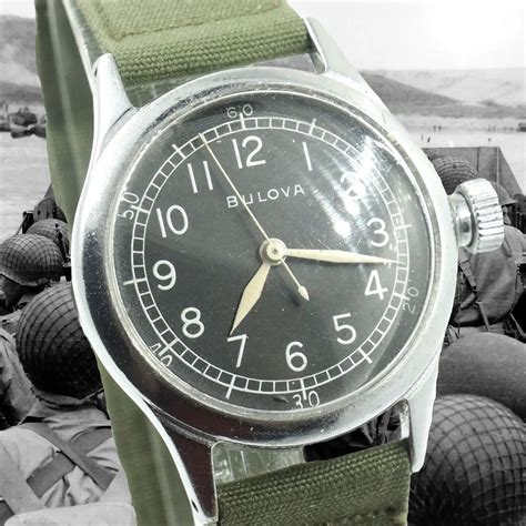 replica bulova military watch